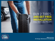 Get Free Tire Installation with Urban Lube