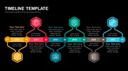 Timeline with Business Achievement PowerPoint Template and Keynote Sli